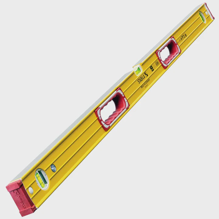 Stabila 196-2 Spirit Levels 600mm & 1200mm with 81SREM Rare Earth Level STB1962PACK