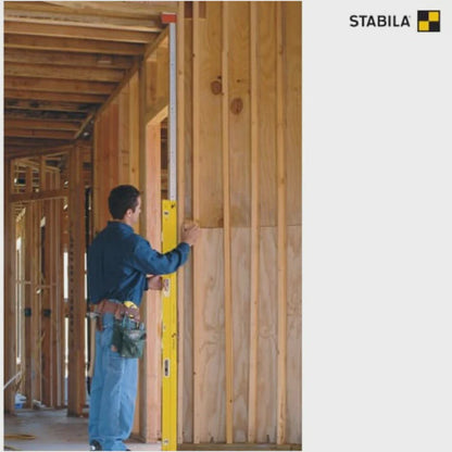 Stabila STB106T183 72-124"/183-315cm 3 Vial Extendable Spirit Level - 17708