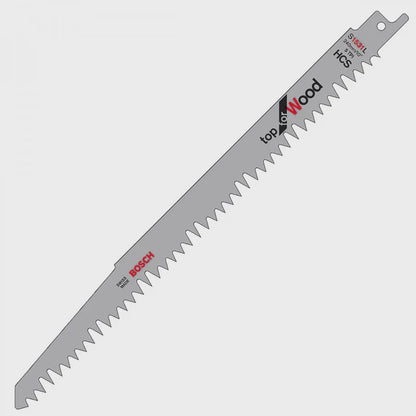 Bosch S1531L Reciprocating Saw Blades For Wood Sharp & Fast Cut Pack of 5 - 2608650676