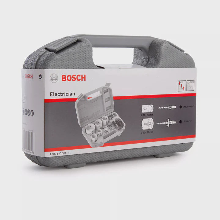 Bosch 9 Piece Electricians Holesaw Set 2608594613