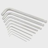 Kendo Long Arm Ball End Hex Key Set 9 Pieces