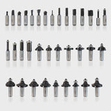 Excel 1/4in Shank Router Cutter Bit 35 Piece Set