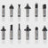 Excel 1/4in Shank TCT Router Cutter Bit 12 Piece Set
