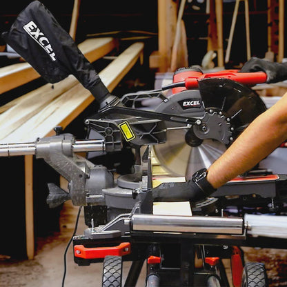 Excel 10" 255mm Sliding Mitre Saw Double Bevel 2000W/240V with Laser