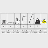 Excel 12 Tread Steel Multi-Purpose Combination Ladder with Platform