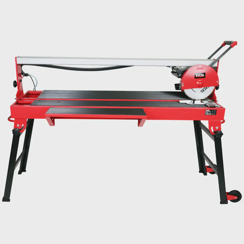 Excel 1250mm Wet Tile Cutter Bridge Saw 240V/1200W with Continuous Rim Tile Saw Blade