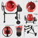 Excel 140L Portable Cement Concrete Mixer 230V/550W with Wheels