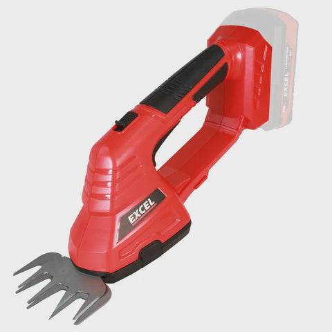 Excel 18V 200mm Hedge Trimmer Cutter & Grass Shear 2-In-1 Body Only (No Battery & Charger)