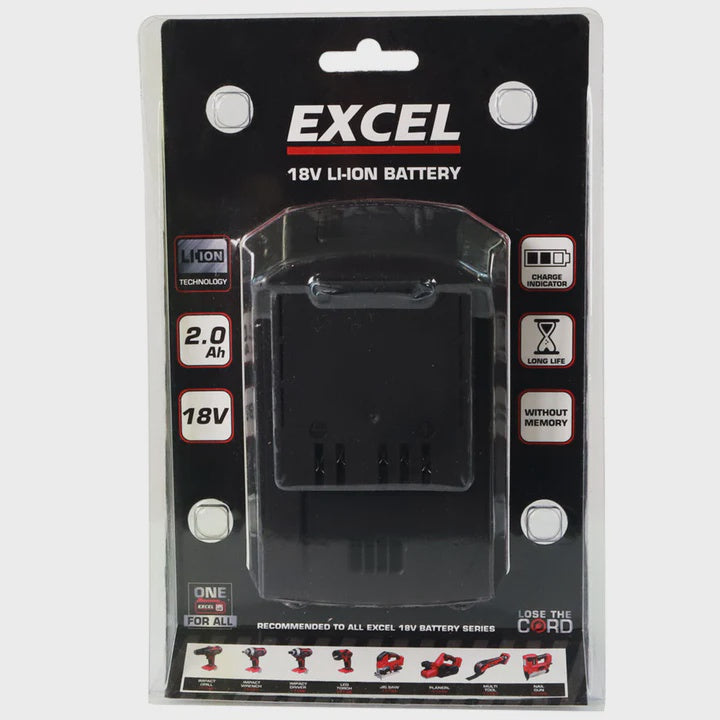 Excel 18V 2.0Ah Li-ion Battery