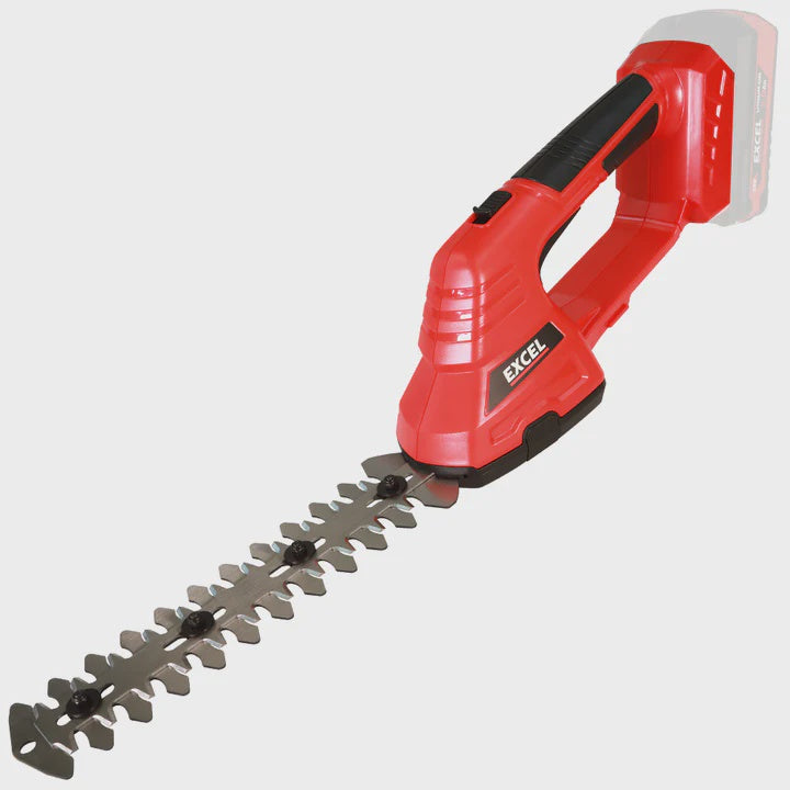 Excel 18V 200mm Hedge Trimmer Cutter & Grass Shear 2-In-1 Body Only (No Battery & Charger)