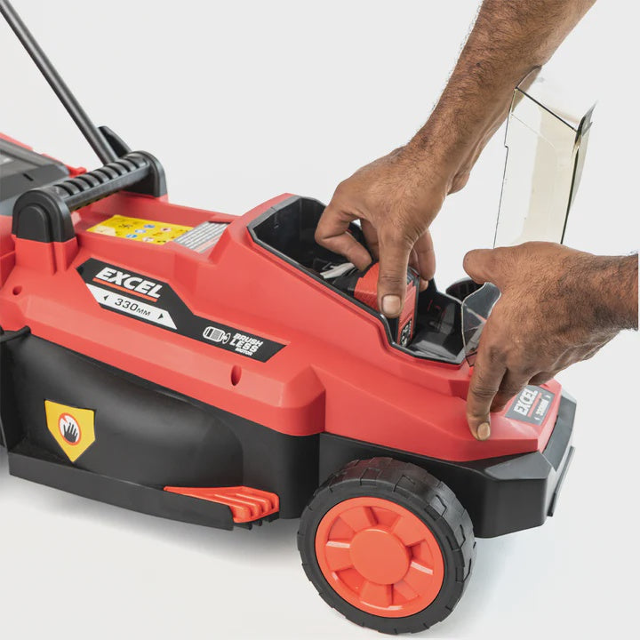 Excel 18V 330mm Brushless Lawn Mower 5 Adjustable Height (Battery & Charger Not Included)