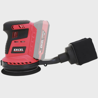 Excel 18V Cordless Rotary Sander 125mm (Battery & Charger Not Included)