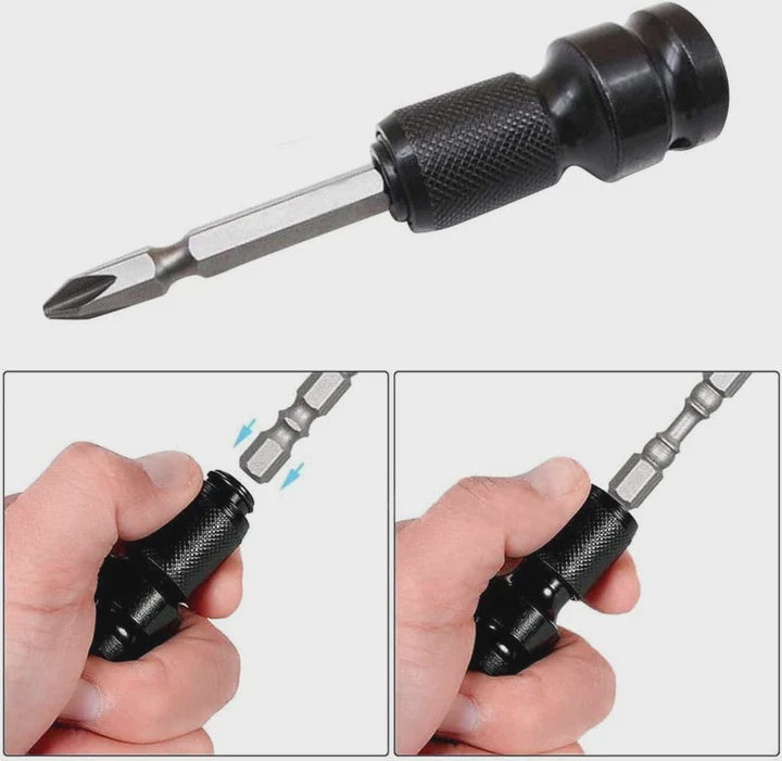 Excel 46mm Quick Release Impact Socket Hex Shank Adapter