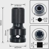 Excel 50mm Quick Release Impact Socket Hex Shank Adapter