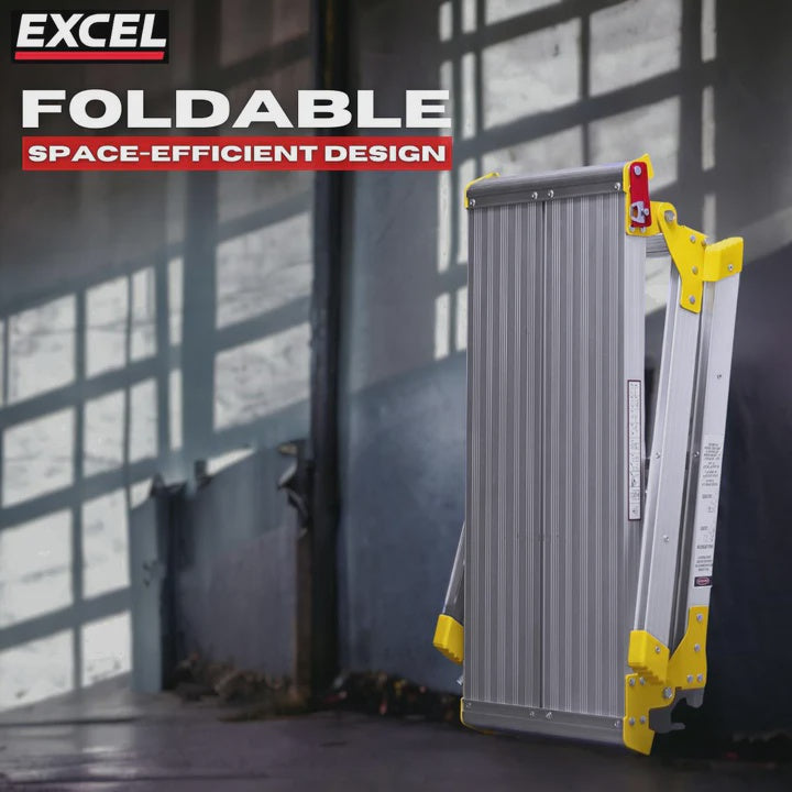 Excel Heavy Duty Aluminium Platform Work Bench Folding Hop Up 300mm x 700mm