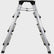 Excel Aluminium Stool Ladder 4 Tread Heavy Duty Folding Hop Up 745mm x 465mm
