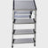 Excel Aluminium Stool Ladder 4 Tread Heavy Duty Folding Hop Up 745mm x 465mm