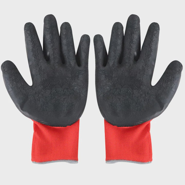 Excel Builder Gloves Red & Black Size XL