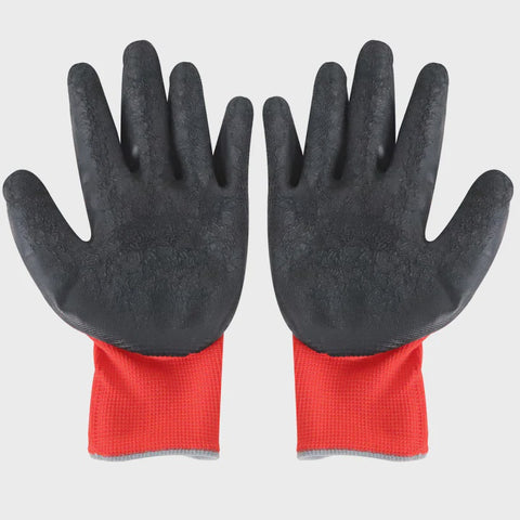 Excel Builder Gloves Red & Black Size XL