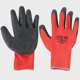 Excel Builder Gloves Red & Black Size L