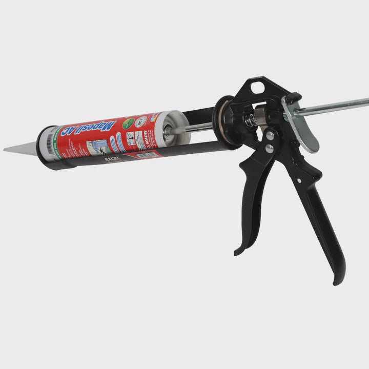 Excel Sealant Silicone Caulking Gun Heavy Duty, Adhesive Mastic Applicator