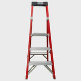 Excel Electricians Fibreglass Platform Step Ladder 5 Tread 1.81m EN131