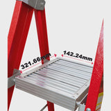 Excel Electricians Fibreglass Platform Step Ladder 6 Tread 2.04m EN131