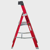 Excel Electricians Fibreglass Platform Step Ladder 6 Tread 2.04m EN131