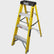 Excel Electricians Fibreglass Step Ladder 3 Tread 1.03m Heavy Duty