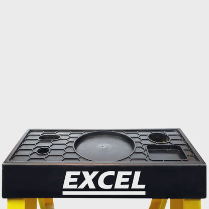 Excel Electricians Fibreglass Step Ladder 2 Tread 0.76m Heavy Duty