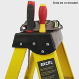 Excel Electricians Fibreglass Step Ladder 7 Tread 2.1m Heavy Duty