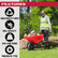 Excel Heavy Duty 100L Red Wheelbarrow HDPE Plastic Tray