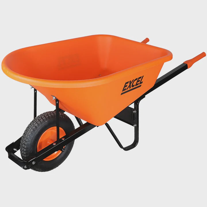 Excel Heavy Duty 120L Wheelbarrow Plastic Tray