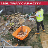 Excel Heavy Duty 120L Wheelbarrow Plastic Tray