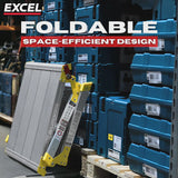 Excel Heavy Duty Aluminium Platform Work Bench Folding Hop Up Stool 600mm x 600mm