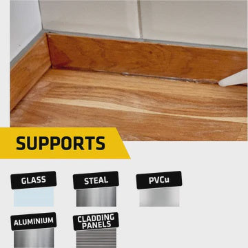 Everbuild General Purpose Silicone Sealant Clear 280ml GPSCL
