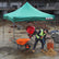 Excel Steel Gazebo 3m x 3m Green Heavy Duty Waterproof with Wheel Bag
