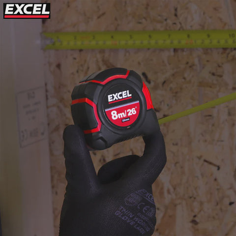Excel Tape Measure 8m/26ft