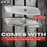 Excel Trimming Knife with 5 Blades