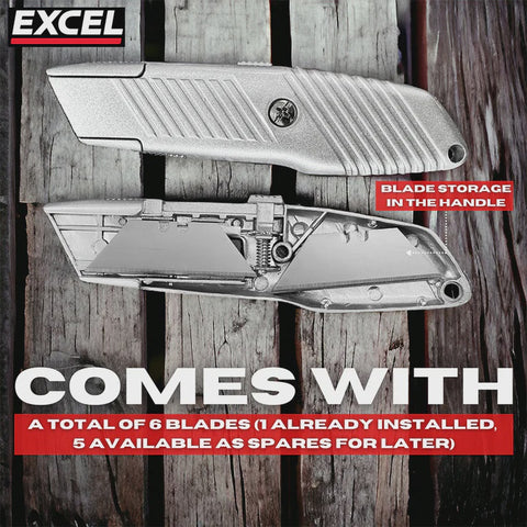 Excel Trimming Knife with 5 Blades