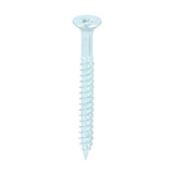 Timco 10 x 2" Twin Threaded Woodscrews Countsunk Head Zinc (200/Box) 00102CWZ
