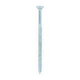 Timco 10 x 31/2" Twin Threaded Woodscrews Countsunk Head Zinc (100/Box) 10312CWZ