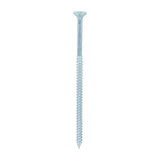 Timco 10 x 4" Twin Threaded Woodscrews Countsunk Head Zinc (100/Box) 00104CWZ
