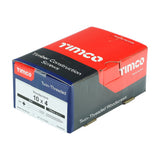 Timco 10 x 4" Twin Threaded Woodscrews Countsunk Head Zinc (100/Box) 00104CWZ