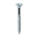 Timco 12 x 2" Twin Threaded Woodscrews Countsunk Head Zinc (200/Box) 00122CWZ