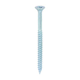 Timco 12 x 3" Twin Threaded Woodscrews Countsunk Head Zinc (200/Box) 00123CWZ