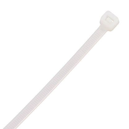 Timco 2.5 x 100mm Natural Coloured Nylon Cable Tie (100/Bag) 25100CTN
