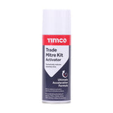 Timco 200ml / 50g Instant Bond Mitre Kit Super Glue Adhesive Activator Fast 247115