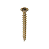 Timco 3.5 x 30 Solo Chipboard & Woodscrews - PZ - Double Countersunk - Yellow 35030SOLOC