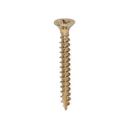 Timco 3.5 x 30mm Classic Multi-Purpose Screws Countsunk Head Yellow (200/Box) 35030CLAF